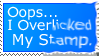 stamp: Oops... I overlicked my stamp